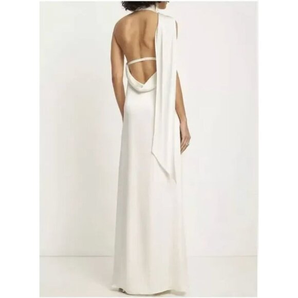 NEW Jonathan Simkhai Vittoria Gown in White NWT - Size 10 - Picture 4 of 8